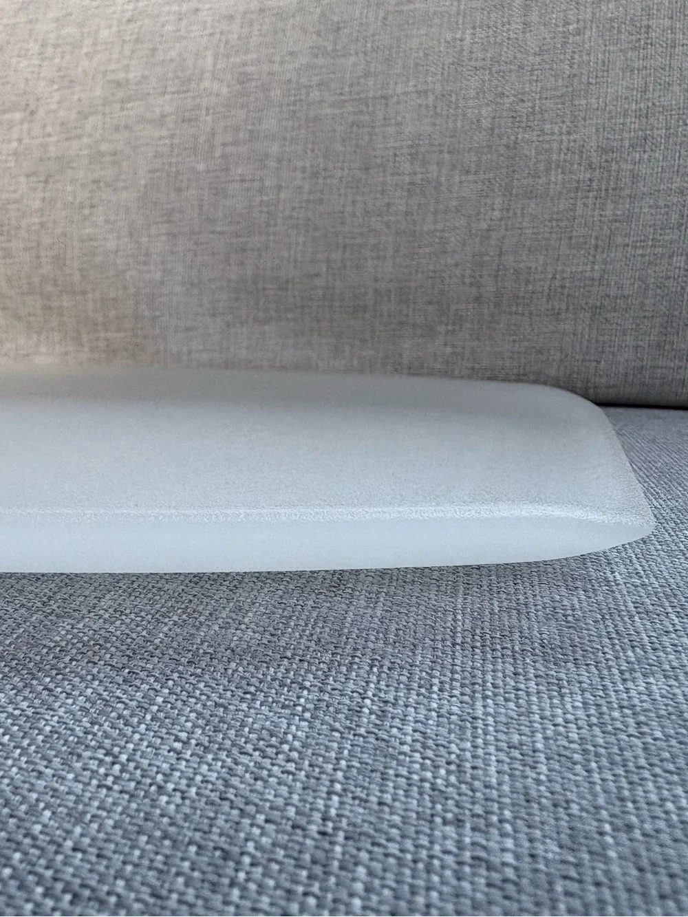 Crate & Barrel Chop & Scoop Cutting Board White with Green Handle - NWT